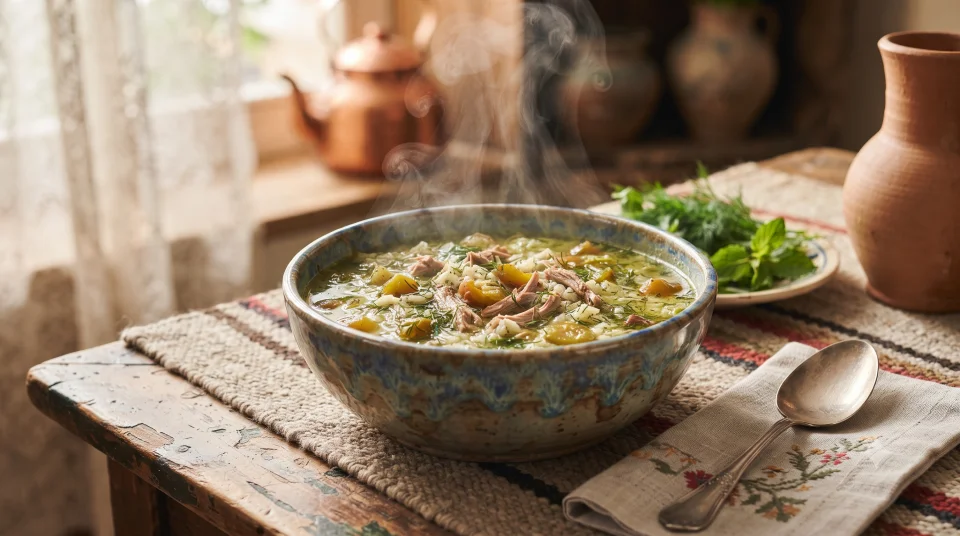 آش آلوچه اصفهانی