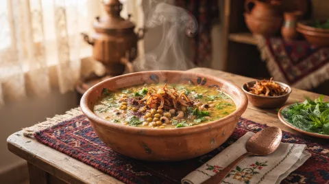 آش ترخینه ایلامی سنتی