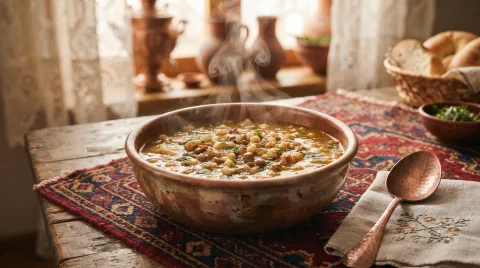 آش اوماج اردبیلی سنتی
