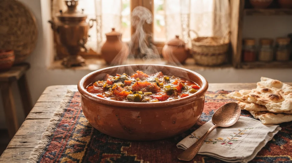 اشکنه او گوجه