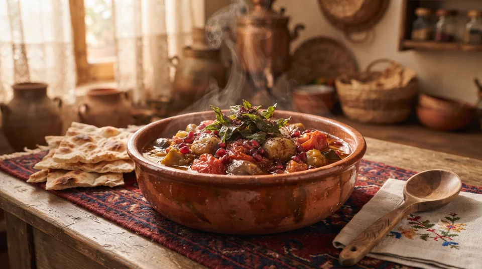 تلیت او گوجه بادمجون
