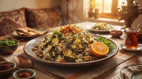توله‌پلو خوزستانی (پنیرک‌پلو)